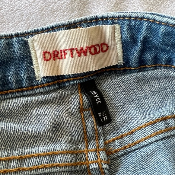 DRIFTWOOD Joyce High Rise Distressed Butterfly Jeans - Picture 3 of 7